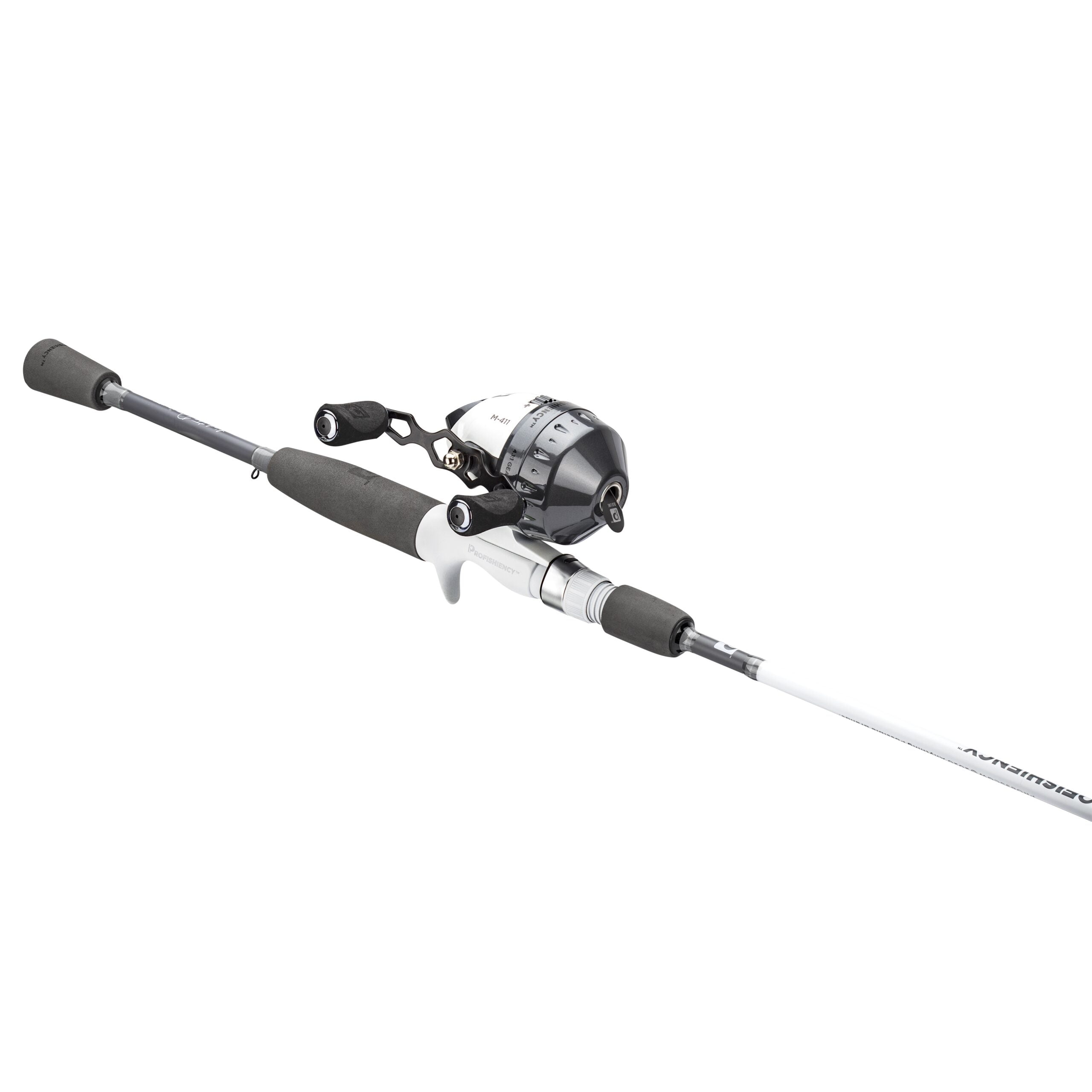 Profishiency 6ft 3in Grey and White Spincast Combo 