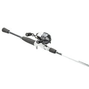 ProFISHiency 63 Grey and White Medium Action Graphite Spincast Combo