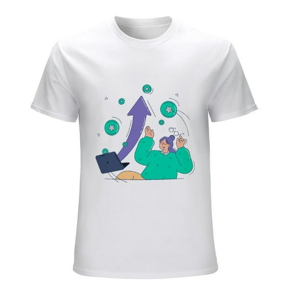 Profit Men’s Graphic T-shirt Vintage Short Sleeve Sport Tee Profit-6 5XL