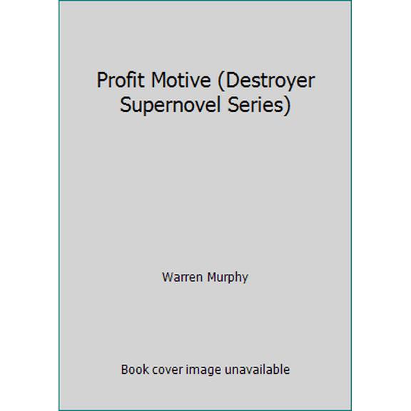 Pre-Owned Profit Motive (Paperback) 0523415583 9780523415581