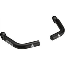 Profle Design Boxer Bar Ends: Black L-Bend Bicycle Handlebar End Grips