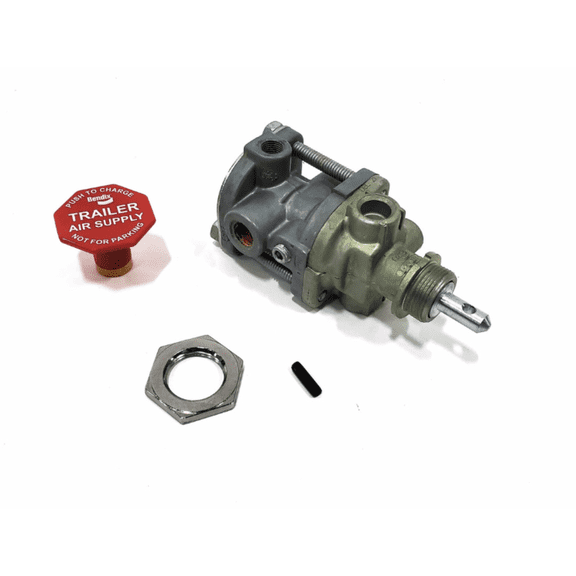 Ottawa 90007283 Red Emergency Trailer Brake Valve, Dash Control PP 7 Style