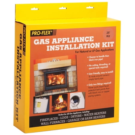 Proflex+ PFSAGK-2000, 25 ft, Brass 1/2" CSST Gas Line Connector