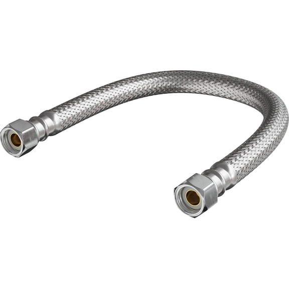 Proflo PFX146342 12" Long Stainless Steel Braided Supply Lines