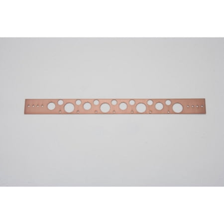 Proflo Pf10718pf 20" Copper Plate Bracket 1/2" 3/4" 1 H Flat