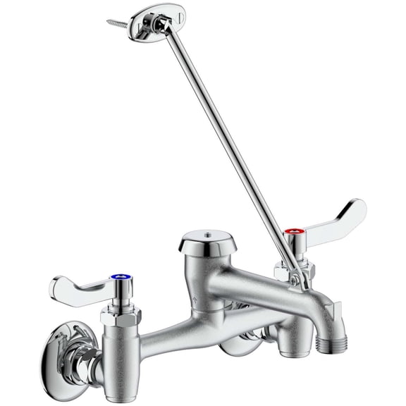 Proflo PF1119LF Lead Free Two Handle Wall Mount Service Sink Faucet In Polished Chrome -