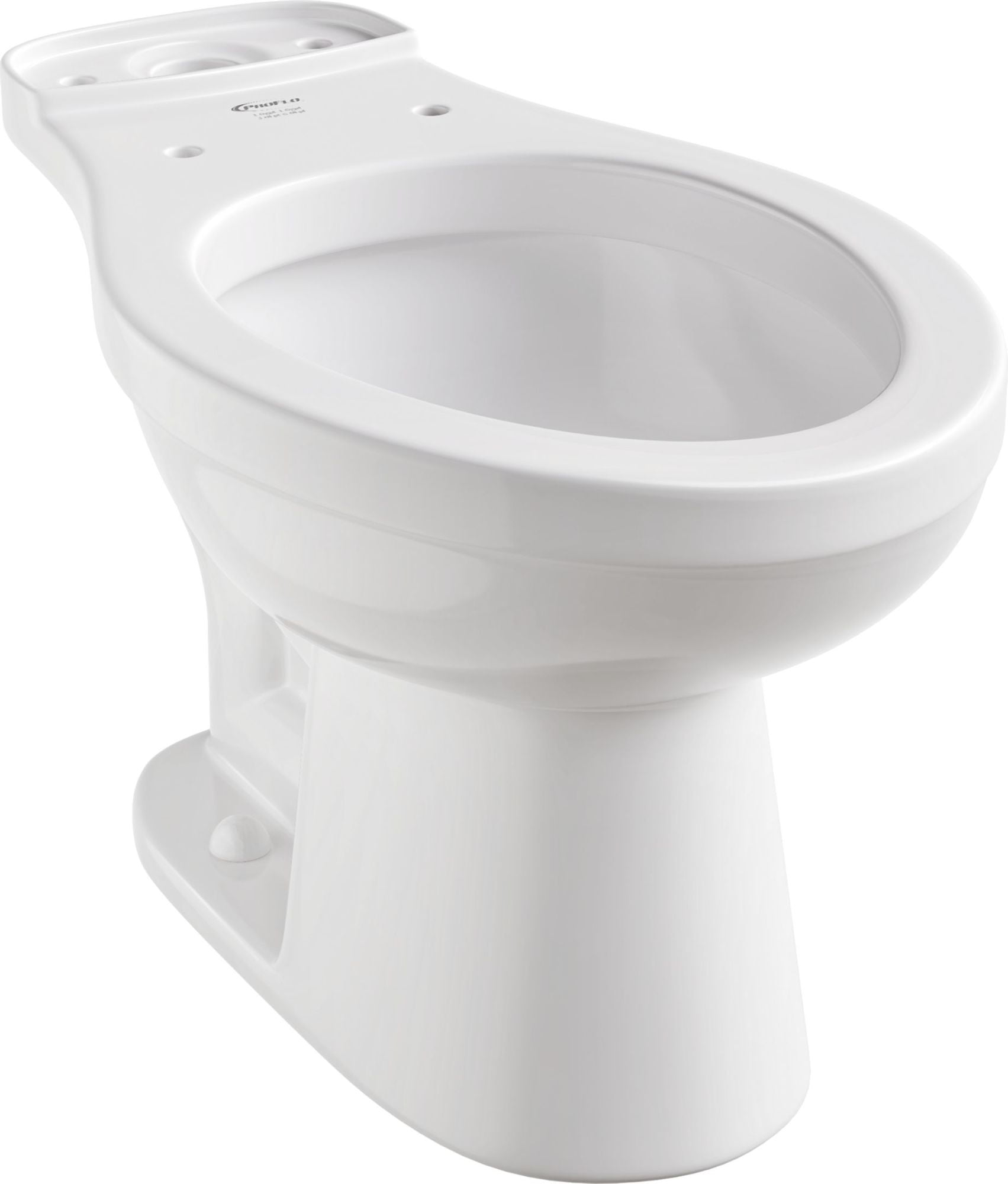 Elongated Toilet Bowl in White