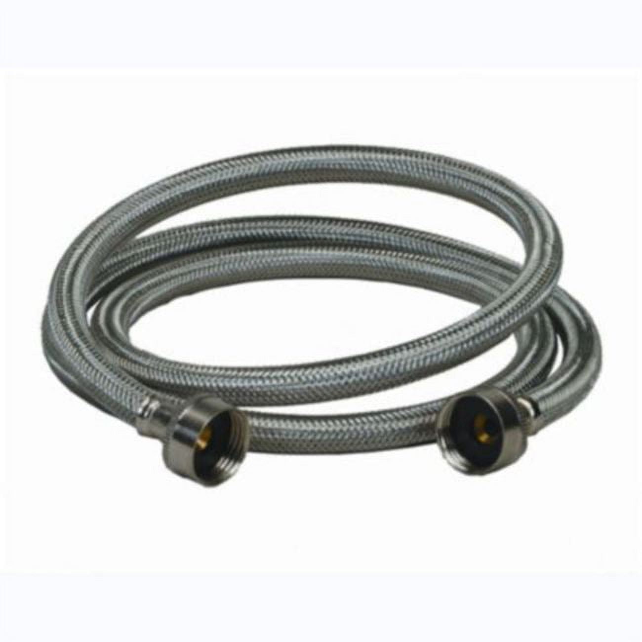 Proflo PF146814 48" Double Reinforced Washing Machine Supply Hose - Stainless Steel