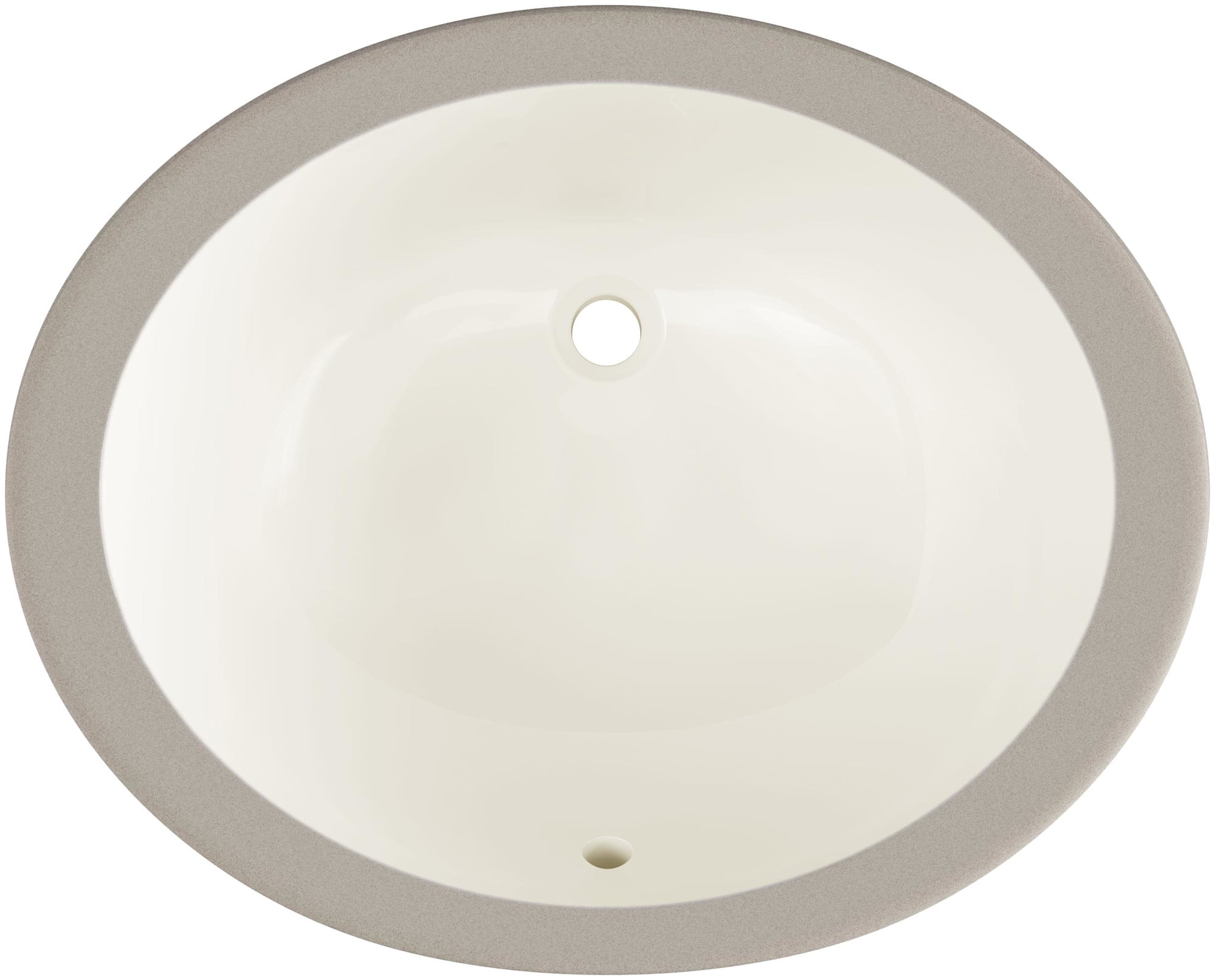Proflo PF1714UABS Comstock 19-1/2" Oval Vitreous China Undermount Bathroom Sink - Off
