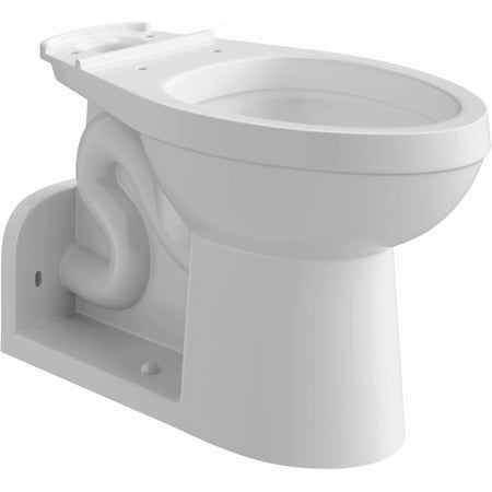 Proflo PF1906WH Elongated Chair Height Toilet Bowl Only - White