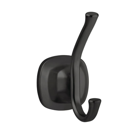 Proflo Pf2947 Double Robe Hook - Black