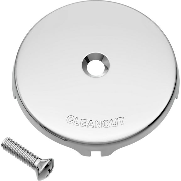 Proflo Pf402 Waste And Overflow Face Plate - Chrome