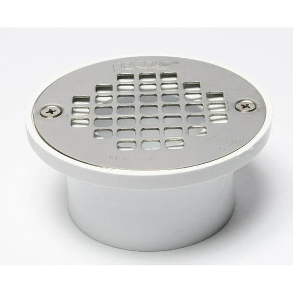Proflo Pf42820 2" Or 3" Pvc Shower Drain - Stainless Steel