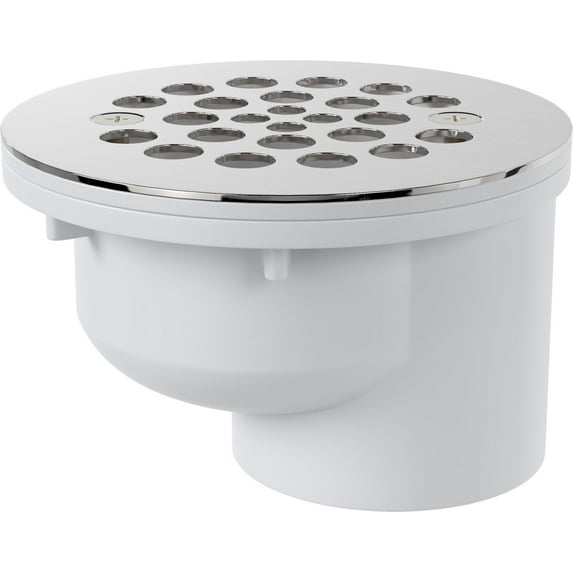 Proflo 2 in. Plastic Stainless Steel Shower Drain