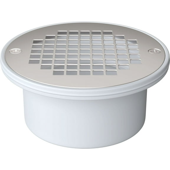 Proflo Pf42873 3" Or 4" Pvc Shower Drain - Nickel