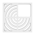 thumbnail image 1 of Proflo PF42896 9" X 9" Floor Drain Grid Only - White, 1 of 4