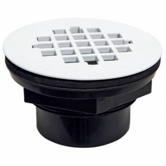 Proflo Pf42942 2'' Abs Solvent Weld Shower Drain - White