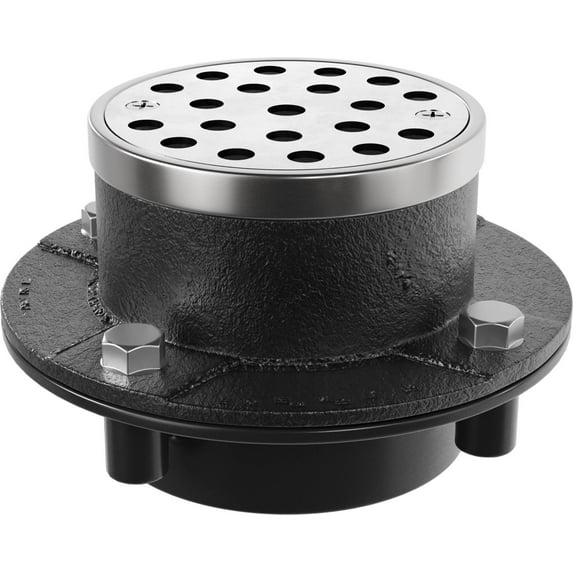 Proflo Pf42944 2'' Abs Bottom/Ci Top Hot Mop Shower Drain - Stainless Steel