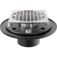 thumbnail image 1 of Proflo PF42947SQ Cast Iron Square Shower Drain (2" Ips Connection) - Chrome, 1 of 2