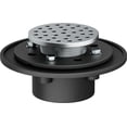 thumbnail image 1 of Proflo PF42957RD Cast Iron Round Shower Drain (2" Ips Connection) - Chrome, 1 of 2