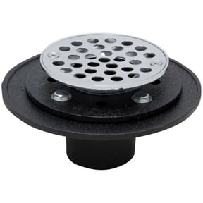Proflo PF42958RD Cast Iron Round Shower Drain (2" Nh Connection) - Chrome