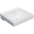 thumbnail image 1 of Proflo PF5714WH 20" Rectangular Vitreous China Wall Mounted Bathroom Sink - White, 1 of 2