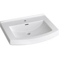 thumbnail image 1 of Proflo Pf7001 Otter Creek 24" Rectangular Vitreous China Pedestal Bathroom Sink - White, 1 of 3