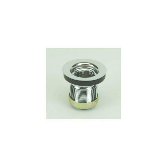 proflo pf73 kitchen sink drain assembly and basket strainer - fits junior 2-1/2", chrome