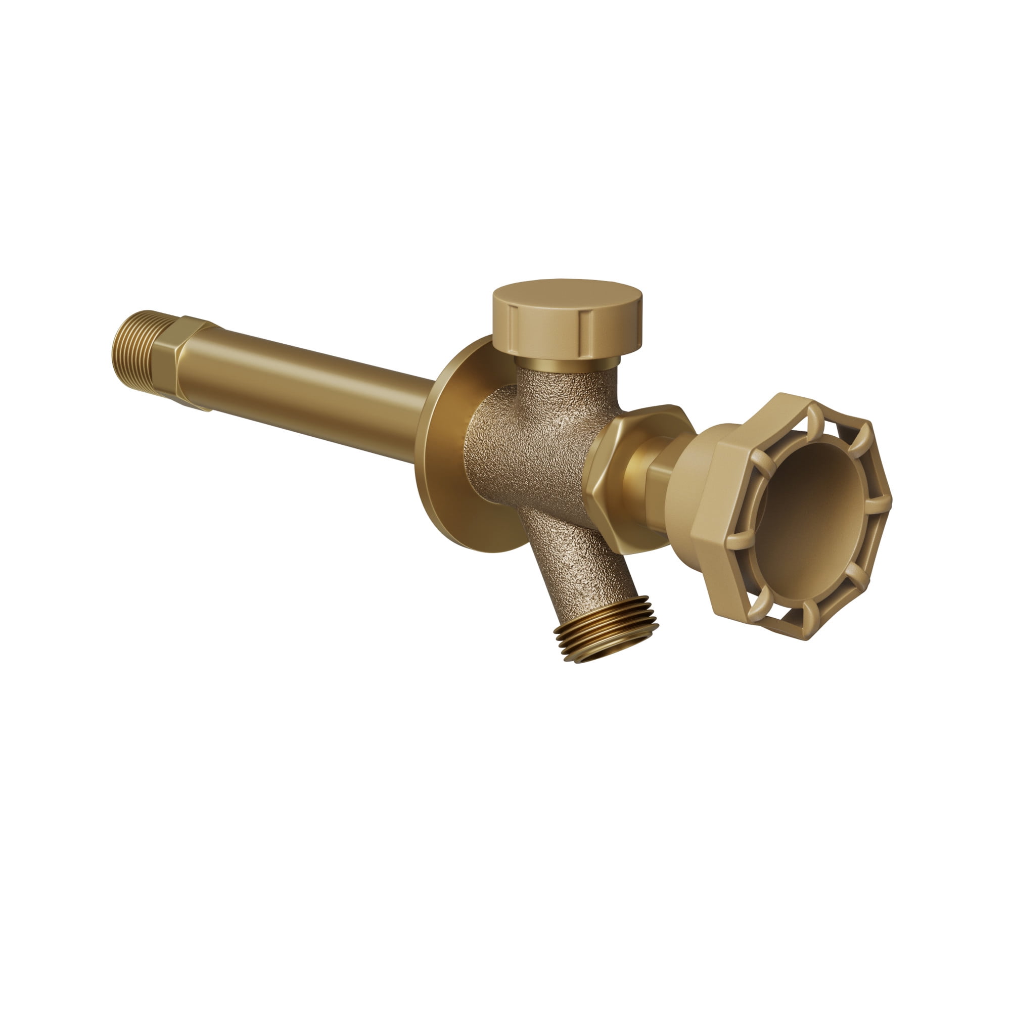 Anti-siphon and Frost-proof Brass 10 in. MPT x Sweat Sillcock - Walmart.com
