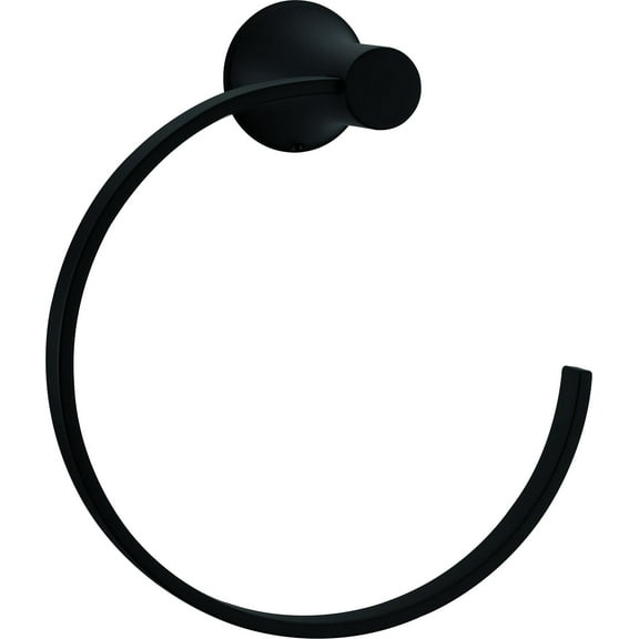Proflo Pf8851 Orrs 6-7/8" Wall Mounted Towel Ring - Black