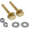 thumbnail image 1 of Proflo Pf90104 1/4" X 2-1/4" Brass Snap Closet Bolt Pair, 1 of 2
