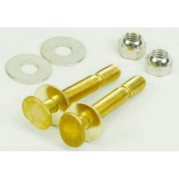 Proflo Pf90124 5/16" Brass Snap Closet Bolt Stainless Steel Pair