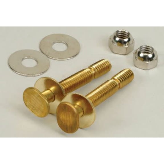 Proflo Pf90124brss 5/16” X 2-1/4” Solid Brass Closet Bolts