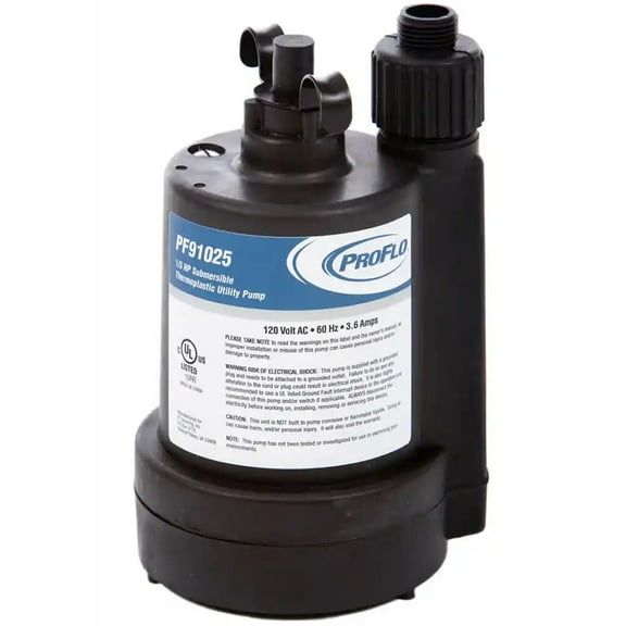 Proflo Pf91025 26 GPM (1-1/4") Submersible Utility Pump
