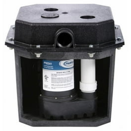Wayne RPP50 Cast Iron Sewage Pump With Piggyback Tether Float Switch - 1/2 HP, Up To 6200 GPH, Handles 2 Inch Solids