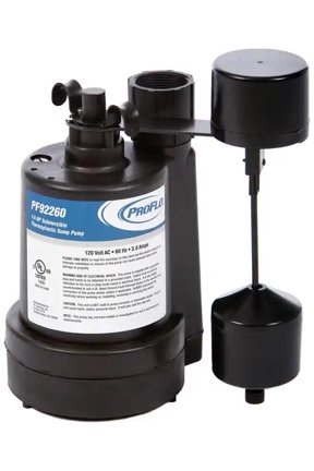 Pf92260 1/4 Hp Thermoplastic Submersible Sump Pump