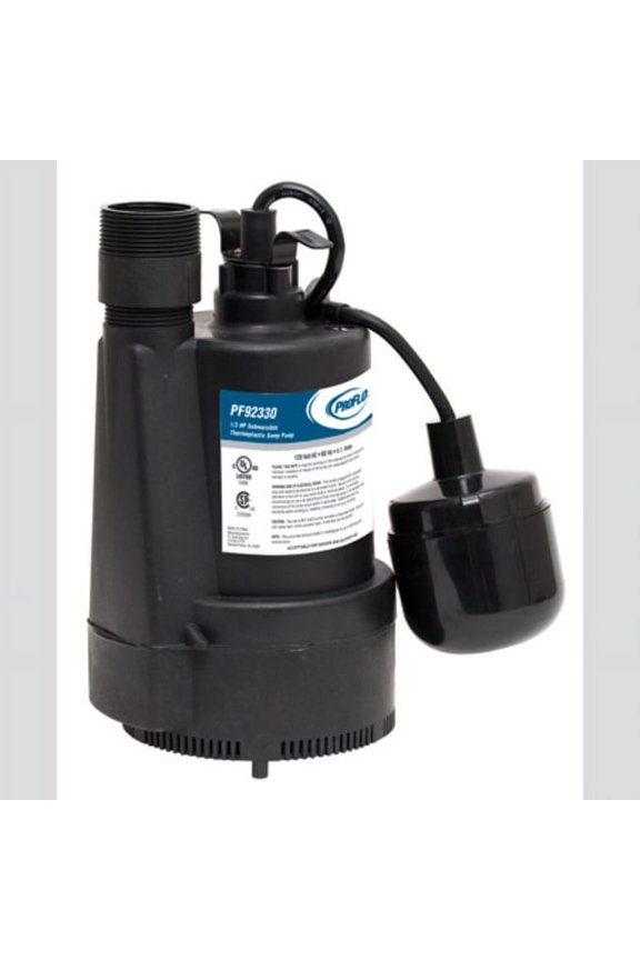 Pf92330 1/3 Hp Plastic Sump Pump