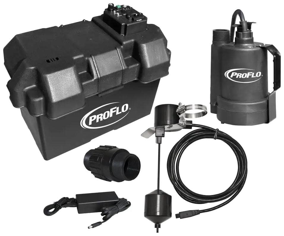 PROFLO, Sump Pump Back Up System, PF92910, 23 GPM, 12V - Walmart.com