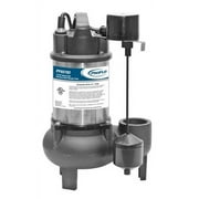 Proflo Pf93782 1/2 Hp Cast Iron Submersible Sewage Pump