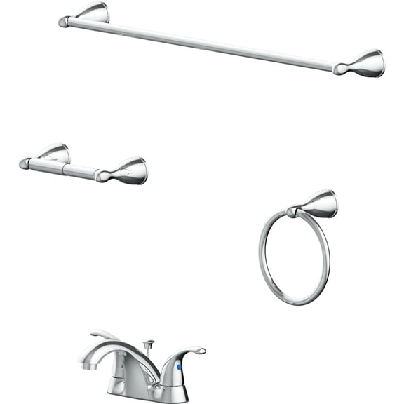 Proflo Pfbkit03 1.2 GPM Mini Widespread Bathroom Faucet Package - Chrome
