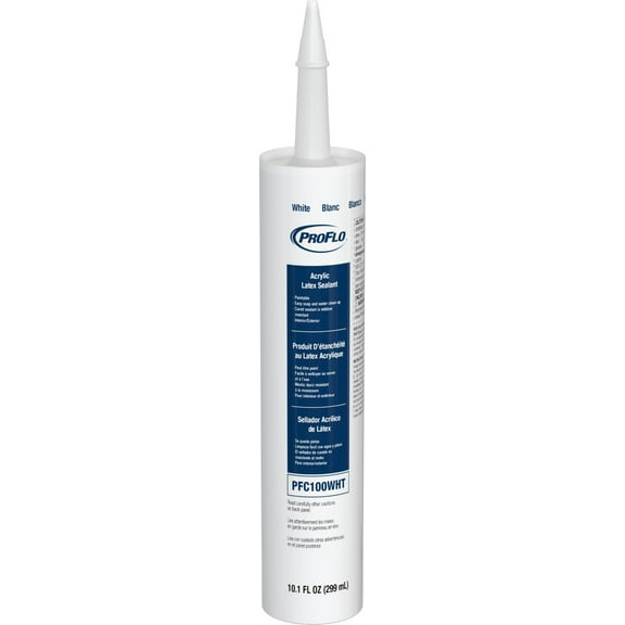 Proflo Pfc100 10.1 Oz Ltx Acrylic Caulk - White