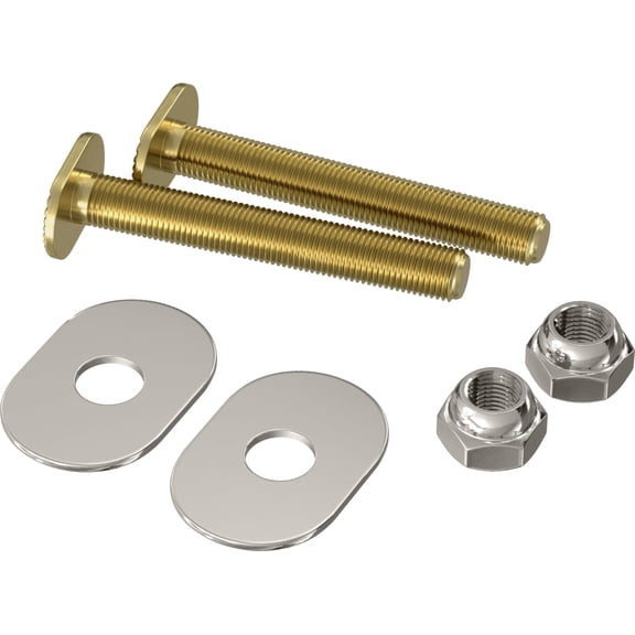 Proflo Pfc114a10 5/16" X 2-1/4" Brass Closet Bolt Pair