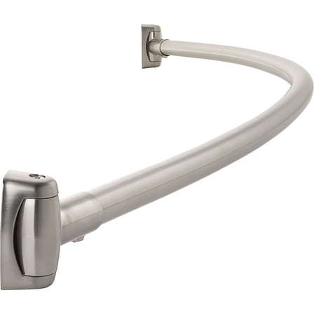 Proflo Pfcsr5 5' Stainless Steel Curved Shower Rod - Nickel