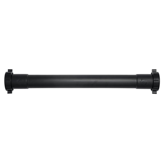 Proflo PFETP701 1-1/2" X 16-1/2" Plastic Double Slip-Joint Extension Tube - Black