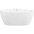 thumbnail image 1 of Proflo Pffsoi5931 Cornwall 59" Free Standing Acrylic Soaking Tub - White, 1 of 6