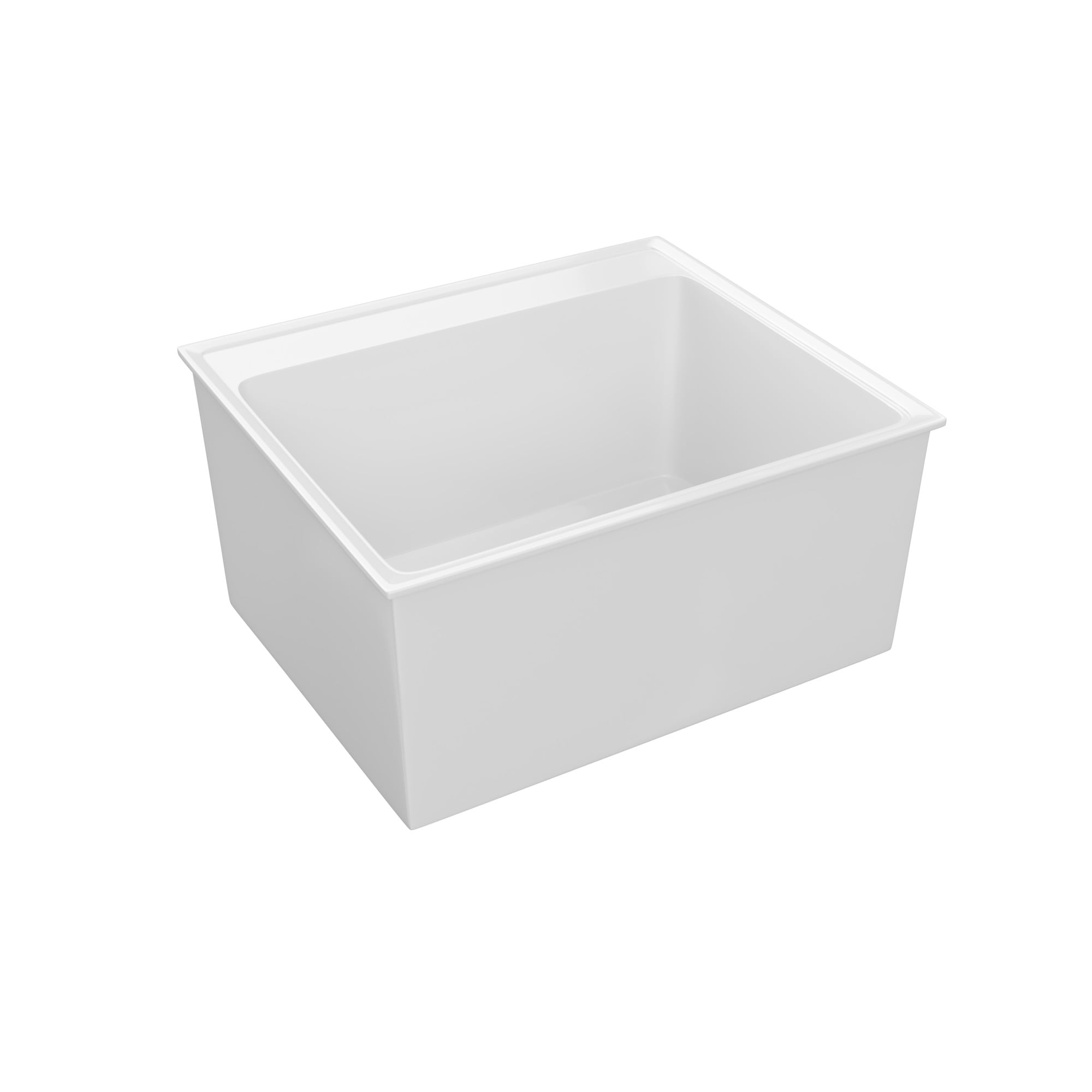 Proflo Pflt2522d 241/2" Single Basin DropIn Composite Laundry Sink