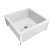 Proflo PFMB2424 24 X 24 Floor Mounted Mop Service Sink - White