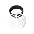 thumbnail image 1 of Proflo Pfmbdrn 3" X 3" Stainless Steel Shower Grate - Chrome, 1 of 1