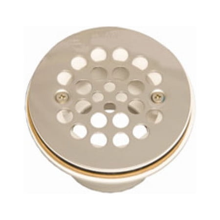 Proflo 2 in. Two Piece PVC Solvent Weld Shower Drain with Stainless Steel Strainer