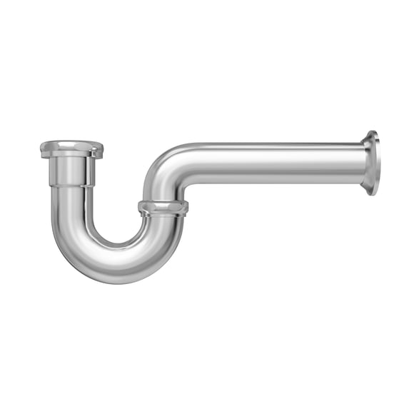 Proflo PFPTB105 10-3/4" Adjustable Tubular P-Trap (1-1/4" X 1-1/2" Connections - Chrome